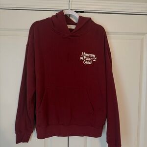 Museum of Peace and Quiet Maroon Hoodie